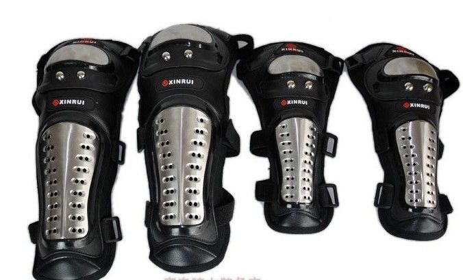 AMU 4S Titanium Alloy The Protector Motorcycle Protective Gear Knee Pad ...