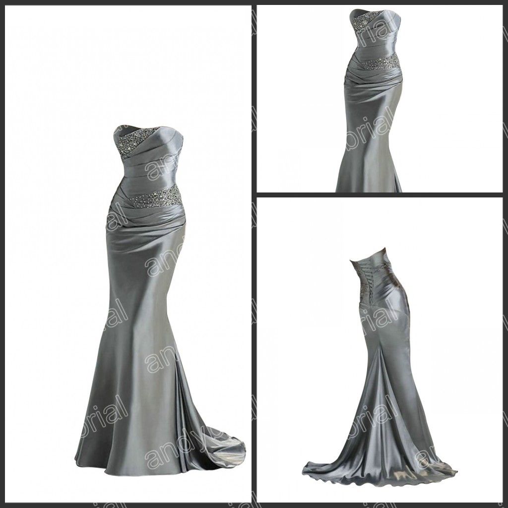 on sale 2012 silver mermaid prom dresses beaded on corset up back on sale 2012 silver mermaid prom dresses beaded on corset up back