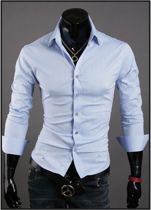 2015 Hot Sale Long Sleeves Fashion Style Design Mens Slim Fit Casual ...