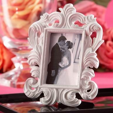 "Black Baroque" Elegant Place Card Holder Photo Frame wedding/party favors place photo frame