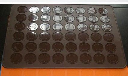 48 círculos de macaron tax silicone muffin sobremesas DIY Ferramenta de cozimento de molde KD1