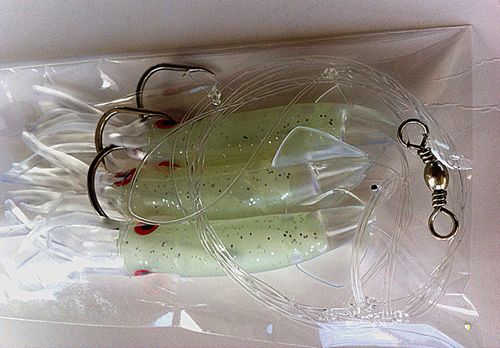 9cm Squid Lure Fishing Lure Soft Bait Squid Pochyla Rola Rola Rolecia Wędkarskie Wędkarstwo 3-Piece Suit z hakiem i linią