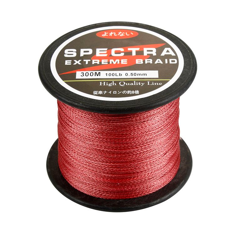 Wholesale SPECTRA EXTREME BRAID 300m Red 6LB 100LB Dyneema Braid