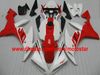 Red White Fairing Kit för Yamaha 2004 2005 2006 YZF R1 YZFR1 04 05 06 YZF-R1 04-06 YZF1000 FAIRINGS