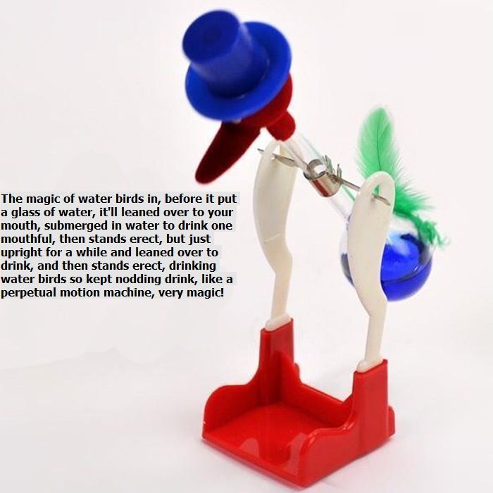 Drinking Lucky Bird Toy Perpetual Motion Bird Drinking Happy Bird Toy For Kids Or Gift Novelty