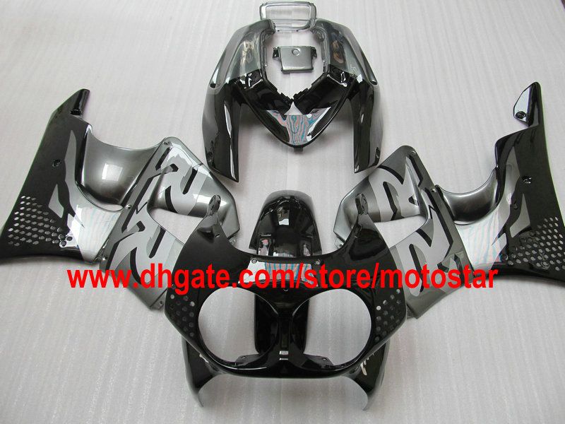 Zwart grijs kuip kit voor HONDA CBR900RR 893 1992 1993 1994 CBR900 893RR CBR893 92 93 94 CBR893RR