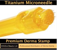 Wholesale New Titanium Needle Derma Stamp Microneedle Derma Roller Scars Acne Spot Wrinkles Anti Aging