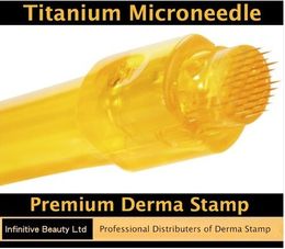 New Titanium Ago Derma Stamp Microneedle Derma Roller Cicars Acne Spot Wreinkles Anti Aging