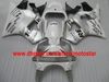 Vit Silver Repsol Fairing Kit för Honda CBR900RR 954 2003 2002 CBR900 954RR CBR954 02 03 CBR954RR Motorcykel Road Racing Fairings
