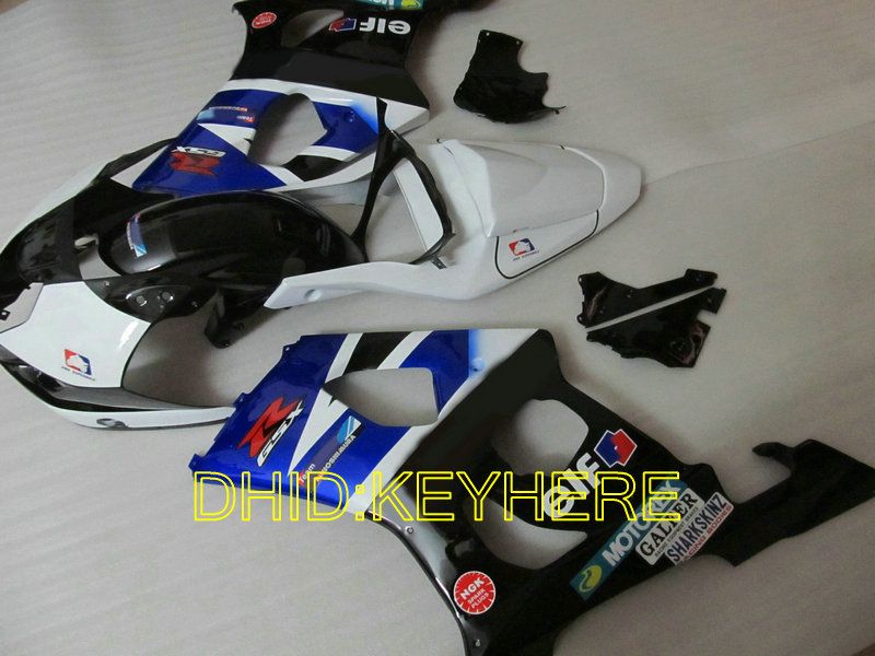 Sales Blue/white/blk Moto Fairings for SUZUKI 03 04 GSXR1000 GSX-R1000 2004 2003 motorcycle bodywork