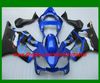 Blue Black Fleating Kit لمدة 01 02 03 Honda CBR 600 F4i Fairings Injection مصبوب CBR600 F4I 2001 2002 2003