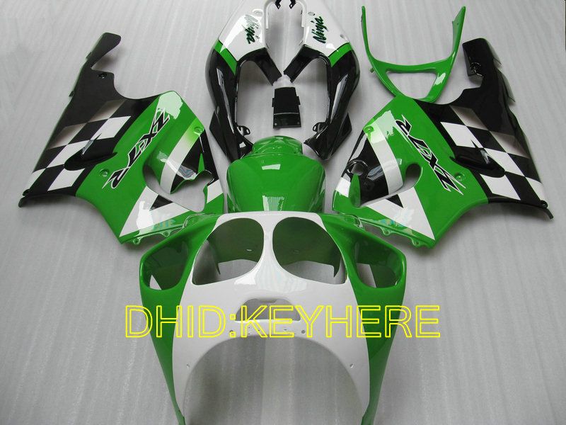 Carenado de carrera de moto verde para KAWASAKI Ninja ZX7R 1996-2003 ZX 7R 96 97 98 99 00 01 02 03 carenados