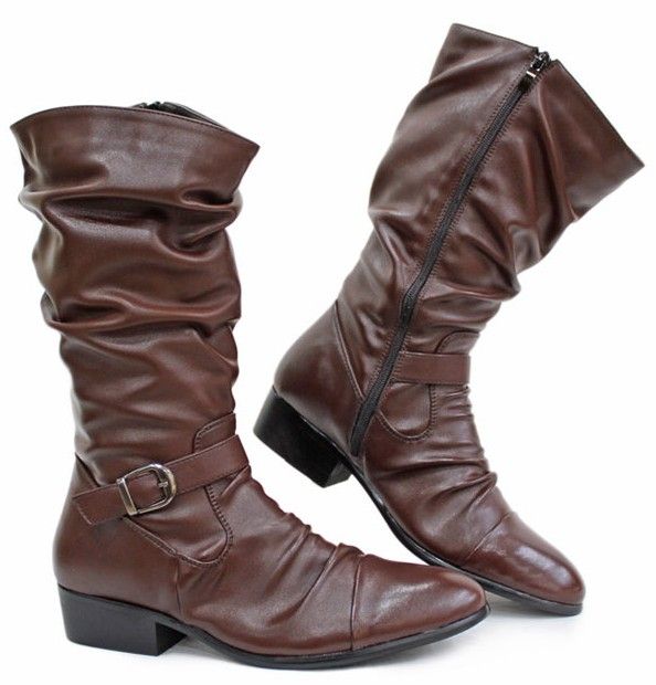 leather boots wrinkles