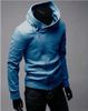 Qltrade_3 Vendite calde Giacca con cappuccio da uomo dal design sottile con zip Assassins Creed Black Top Coat