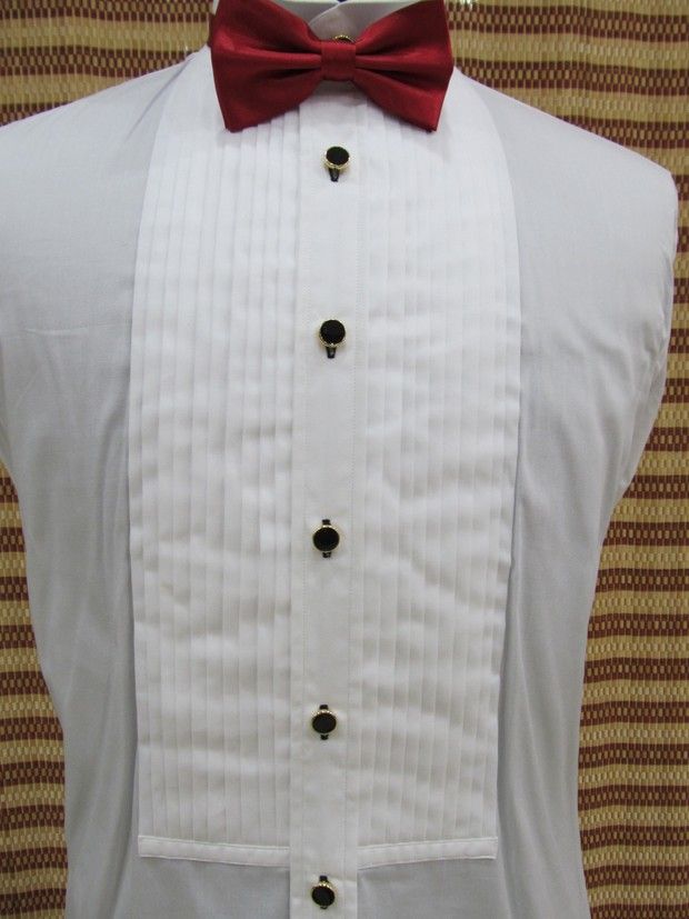 CUSTOM MADE TO MEASURE TUXEDO SHIRTS  TAILORED WHITE  DRESS  