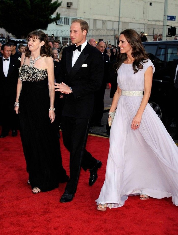 Kate Middleton Empire Evening Dress For BAFTA Brits Gala ...