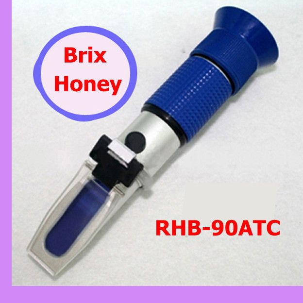 Wholesale Hand Held Honey Brix Refractometer Brix Tester Blue Grip RHB