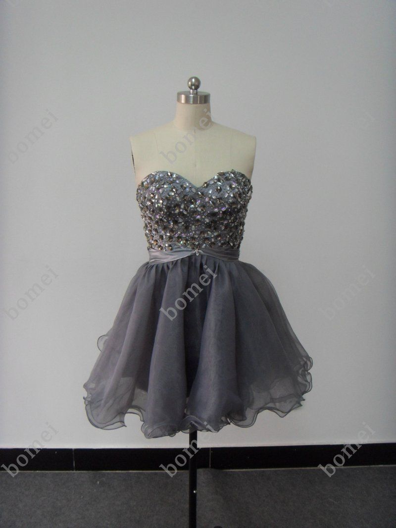 Dark-Gray Prom Dresses