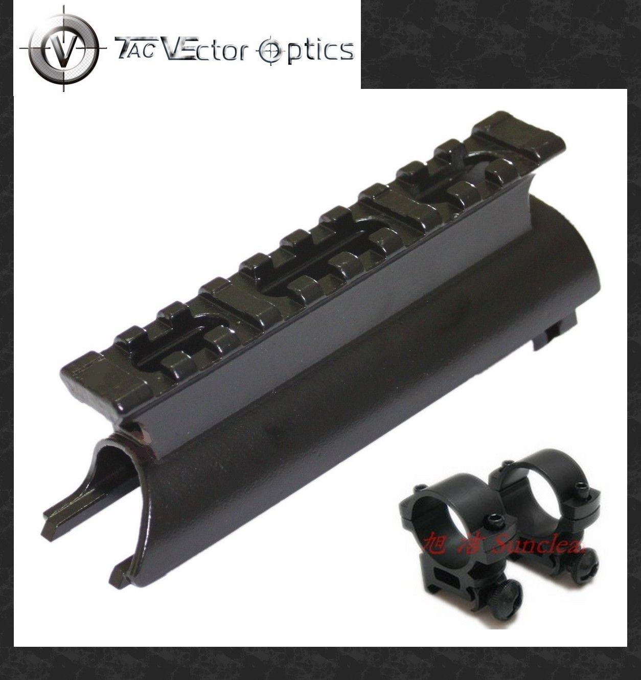 2019 Free S&H SKS Picatinny Shotgun Rail High Profile Mount Heavy Duty