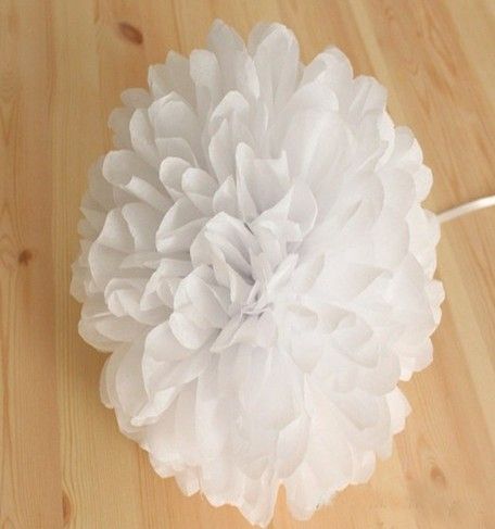 装飾的な花の花輪12インチ最高の結婚式の装飾紙ポムポムブルームティッシュペーパーフラワーボール