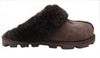 Vinter Varmt tofflor Head Wrapped Choclolate Super En Sheepskin Ull One Andiskid Sole Gratis frakt