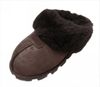 Winter warm slippers head wrapped choclolate Super A sheepskin wool one antiskid sole free shipping