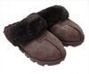 Winter warm slippers head wrapped choclolate Super A sheepskin wool one antiskid sole free shipping