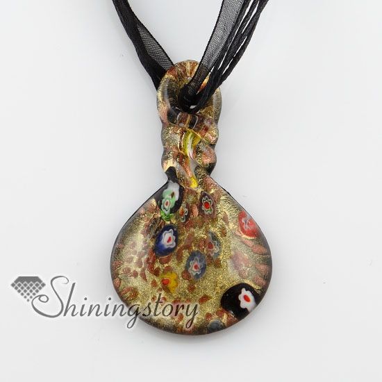 twist glitter millefiori murano halsband smycken mode smycken murano halsband billiga mode smycken mup130