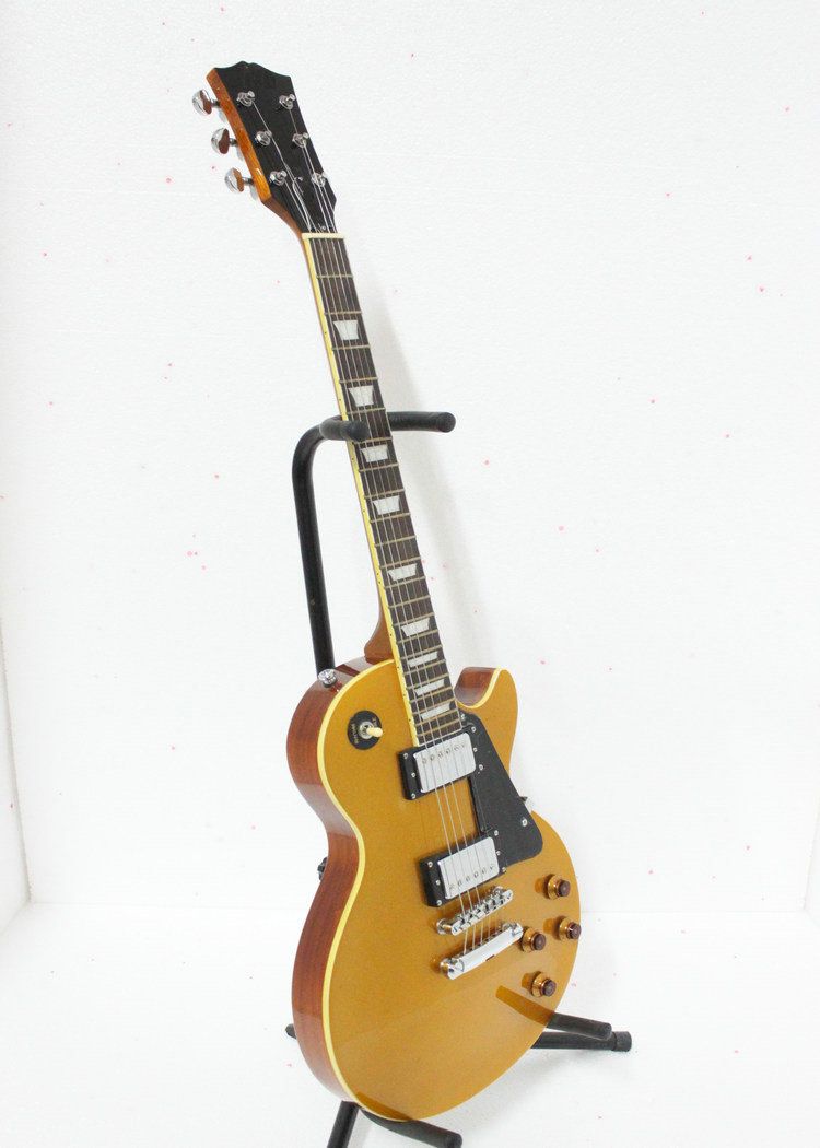 Niestandardowy sklep GoldTop Solidna gitara elektryczna Najlepsze instrumenty muzyczne