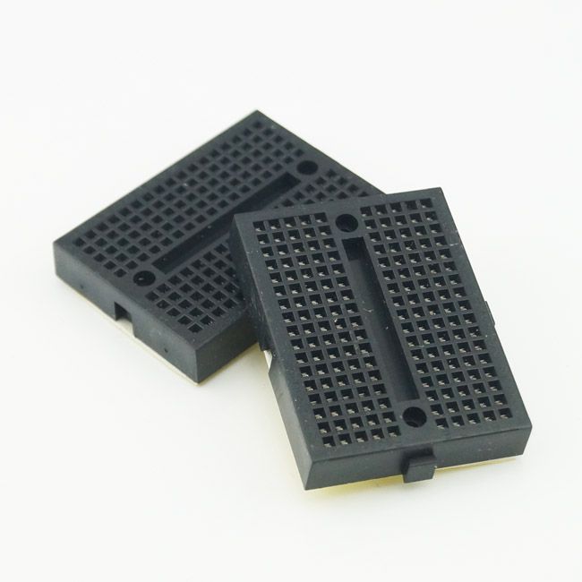 10st / lot Mini Breadboard 170 Tie-poäng för Arduino Shield Svart Fri frakt # BV105 @CF