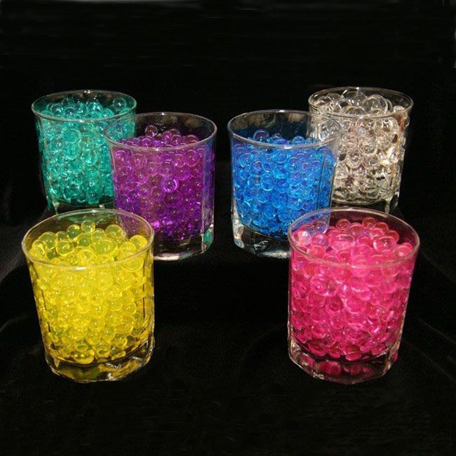 Crystal Water Gel Beads Pearls Gem For Wedding Party Decor Centerpieces