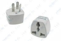 Wielka Brytania US Universal do AU AC Power Plug Adapter Travel 3 Pin Converter Australia 100 sztuk / partia