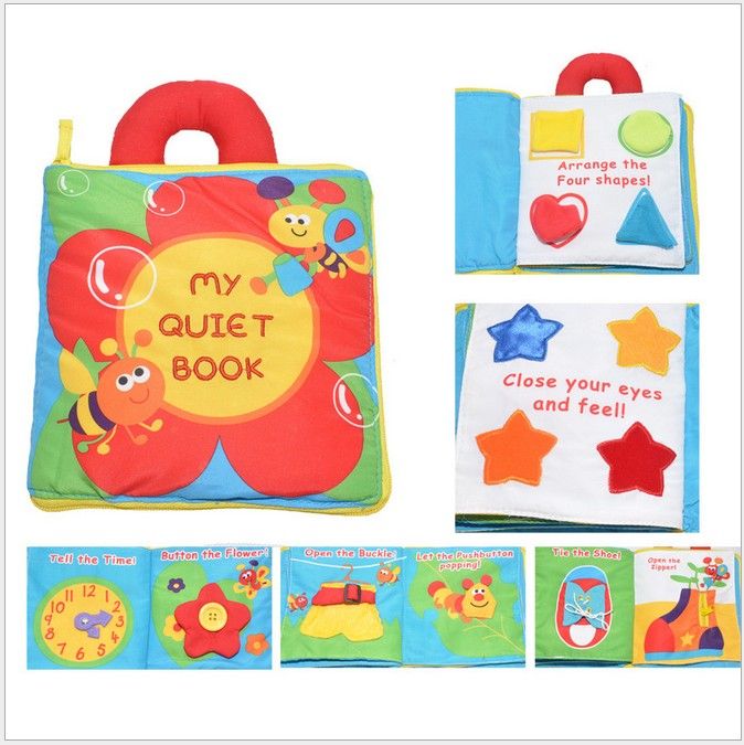 Fabric Books For Babies Popular 3 Dimensional Flowers Cloth Books Toys For Baby From Babychannel