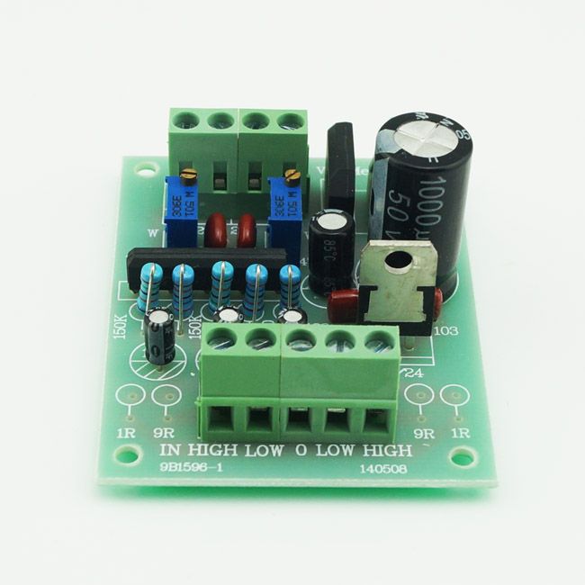 VU Meter Driver PCB Completed TA7318P Board Stereo para dos medidores VU Nuevo # BV066 @CF