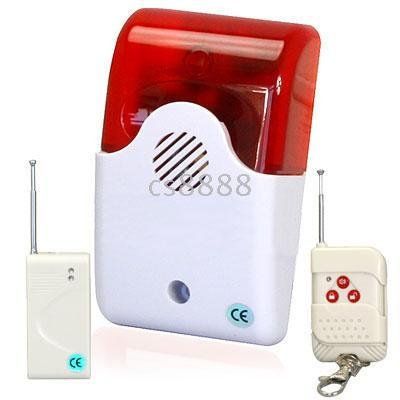 Fire Alarm Security System Loud Sound And Light Flashing Maximum 100M