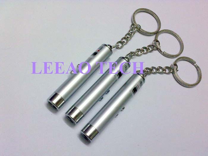 Best Price New 2 In 1 White LED Light And Red Laser Pointer Pen