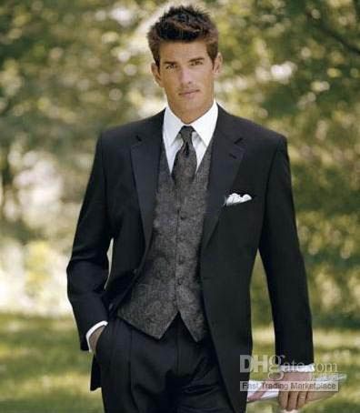 Compra Alta Calidad Guapo Para Hombre Diseñador Completo Smoking / Novio  Chaqueta + Pantalón + Chaleco + Corbata ST001 Barato | Entrega Rápida Y  Calidad | Es.Dhgate