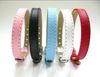20pcs Genuine Leather Wristband Fit 8mm Slide Letters/charms DIY Accessory