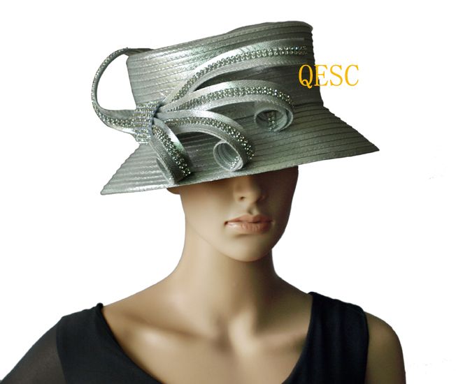 silver church hats