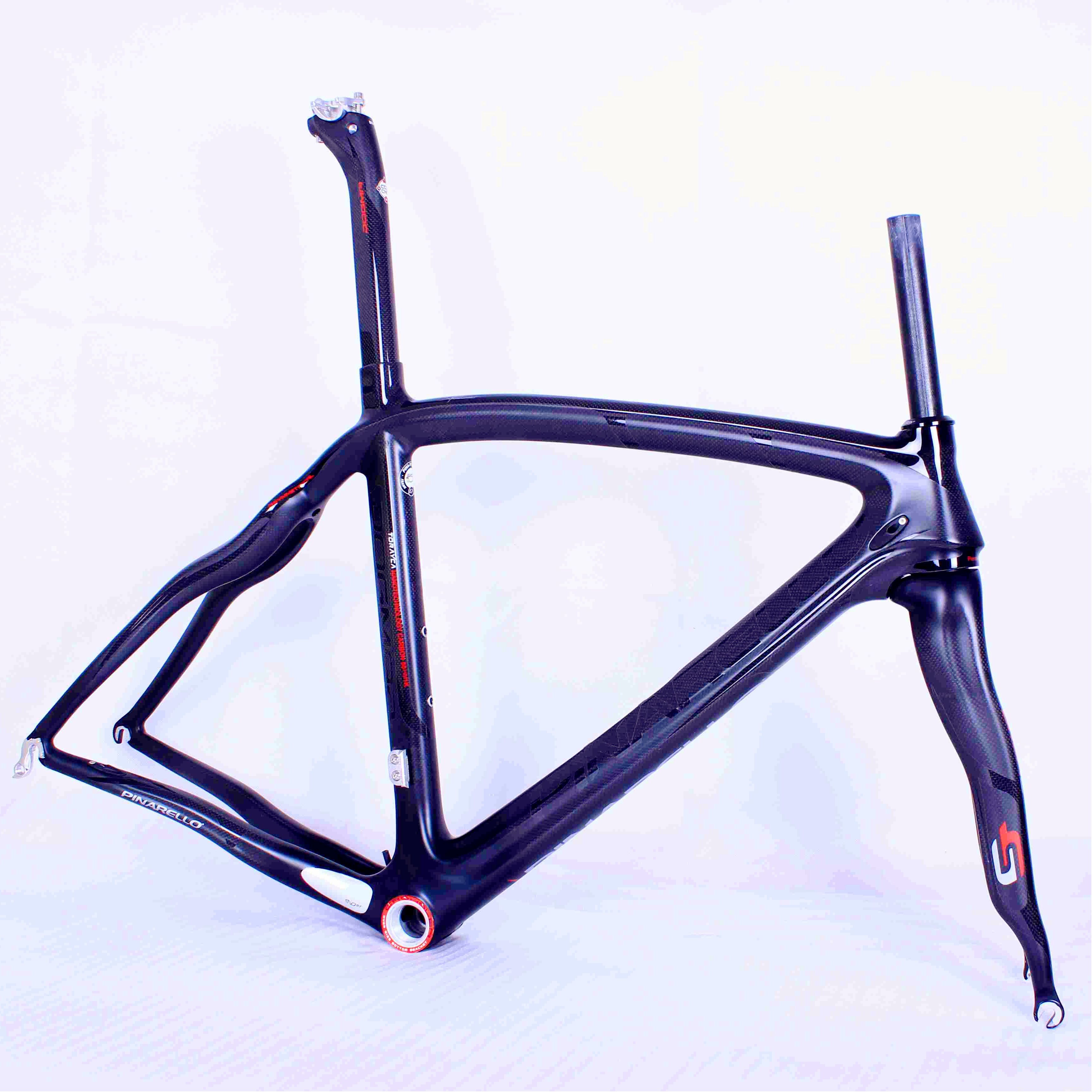 fahrrad frame set pinarello black aufschrift