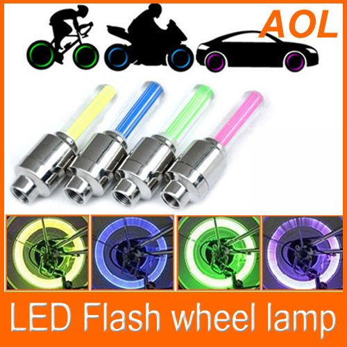 2020 Novelty LED Flash Tyre Wheel Valve Cap Light For Car Bike Motorbicycle Wheel Light Tire