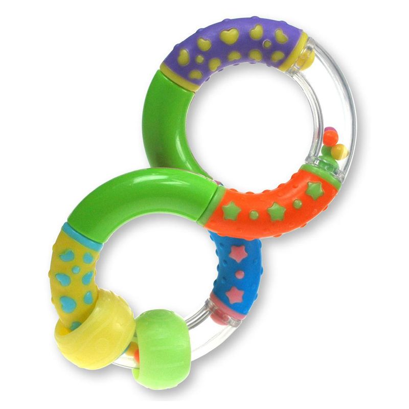 2018 baby educational toys baby rattle toy 9584 magic ring hand bell