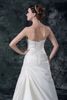 2015 Белые свадебные платья в форме сердца с атласным шлейфом и плиссированными аппликациями Свадебные платья MZ0174229973