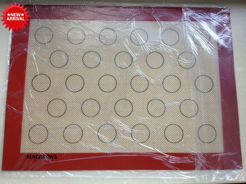 2018 10 9x14 8 non stick macarons baking liner silicone baking mat macaron silicone baking sheet