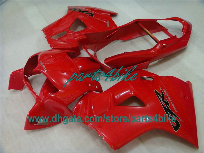 Kit de carénage rouge de peinture sur mesure pour Honda Interceptor VFR800 1998-2001 VFR800RR 98 99 00 01 Carrosserie