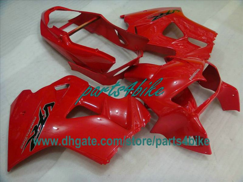 Kit de carénage rouge de peinture sur mesure pour Honda Interceptor VFR800 1998-2001 VFR800RR 98 99 00 01 Carrosserie