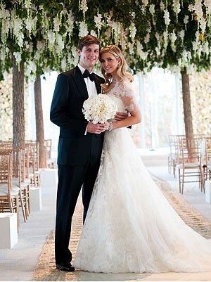 Grosshandel Ivanka Trump Glamous Spitze Brautkleid Mit Kurzen