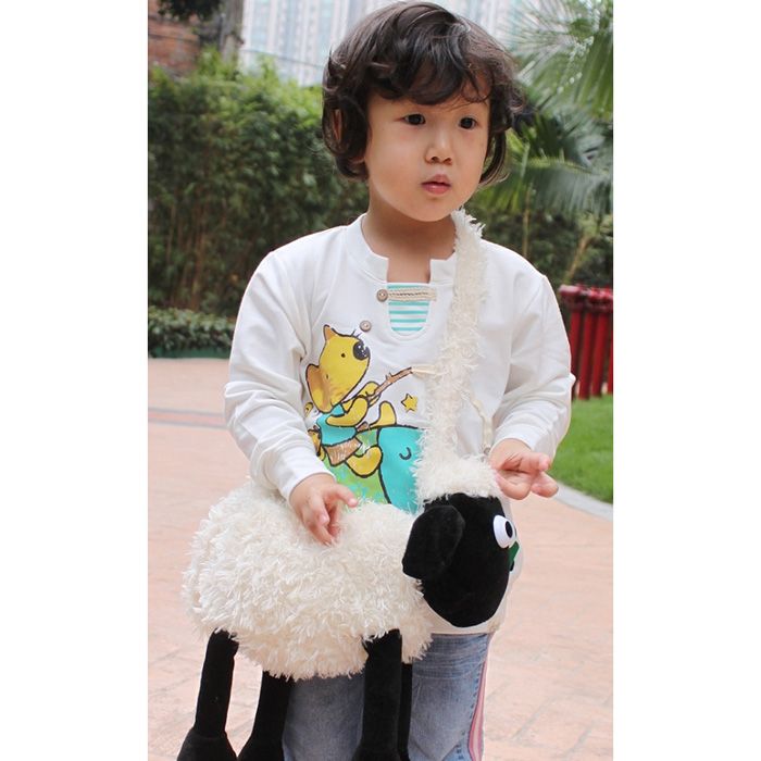 sheep plush backpack