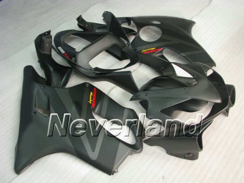 Kit de carenado completo negro plano para HONDA CBR600F4I 01 02 03 CBR600 F4I 2001 2002 2003 CBR 600F4I Juego de carenados