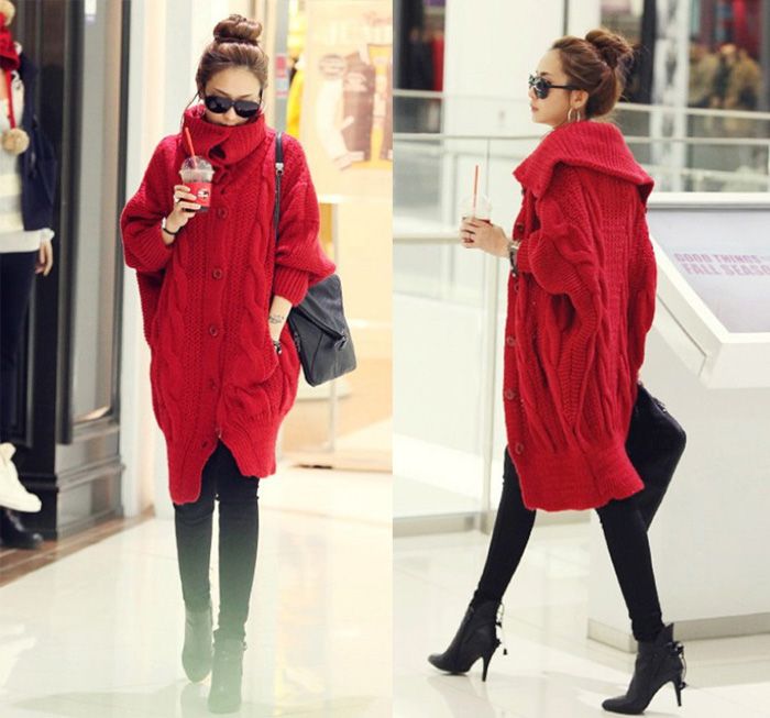 plus size maxi sweater coats